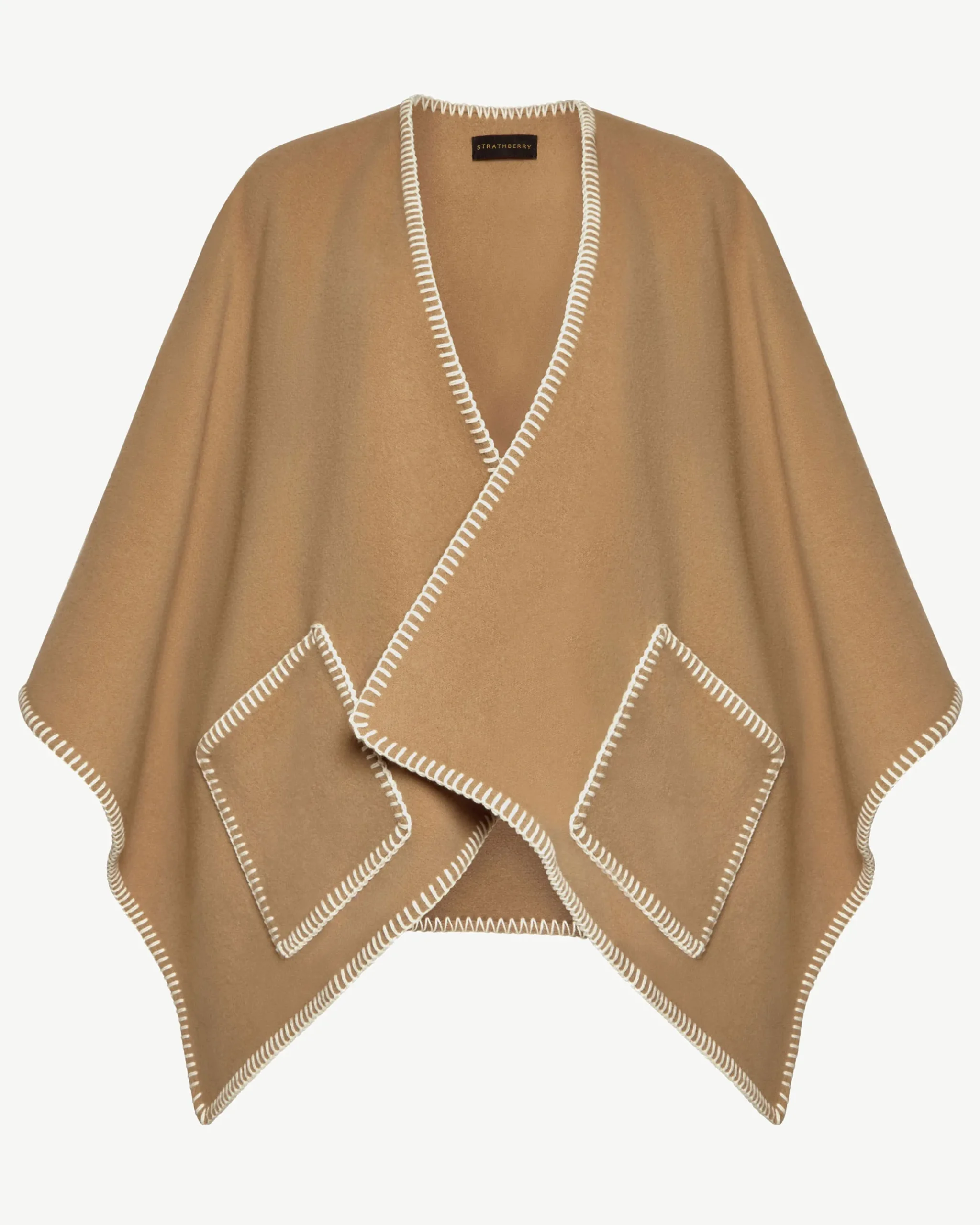 Iona Woven Pure Wool Cape