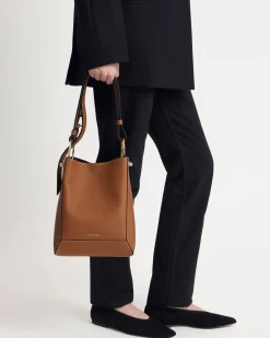 Lana Midi Bucket Bag