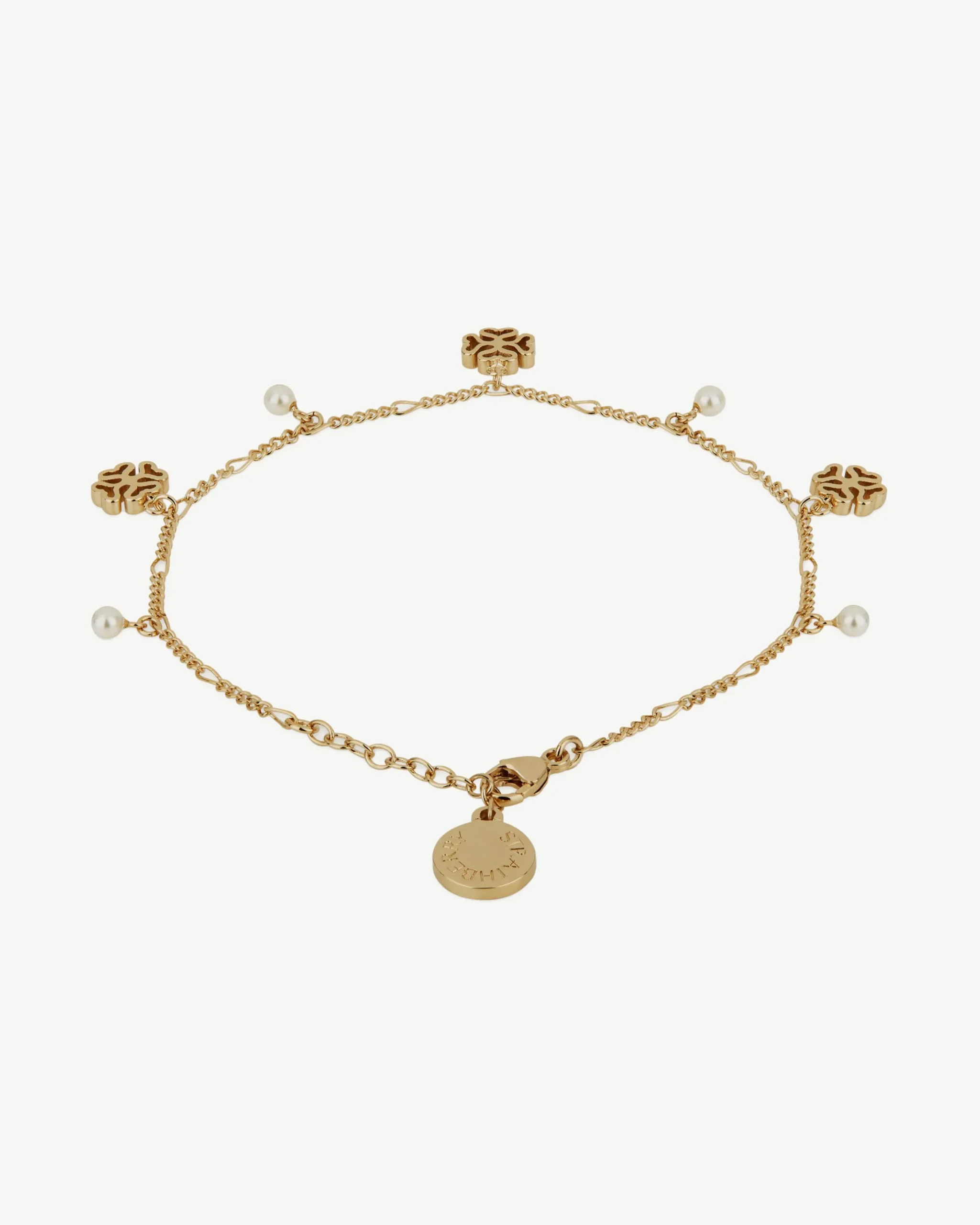 Monogram Bracelet - 22 Carat Gold Gilded