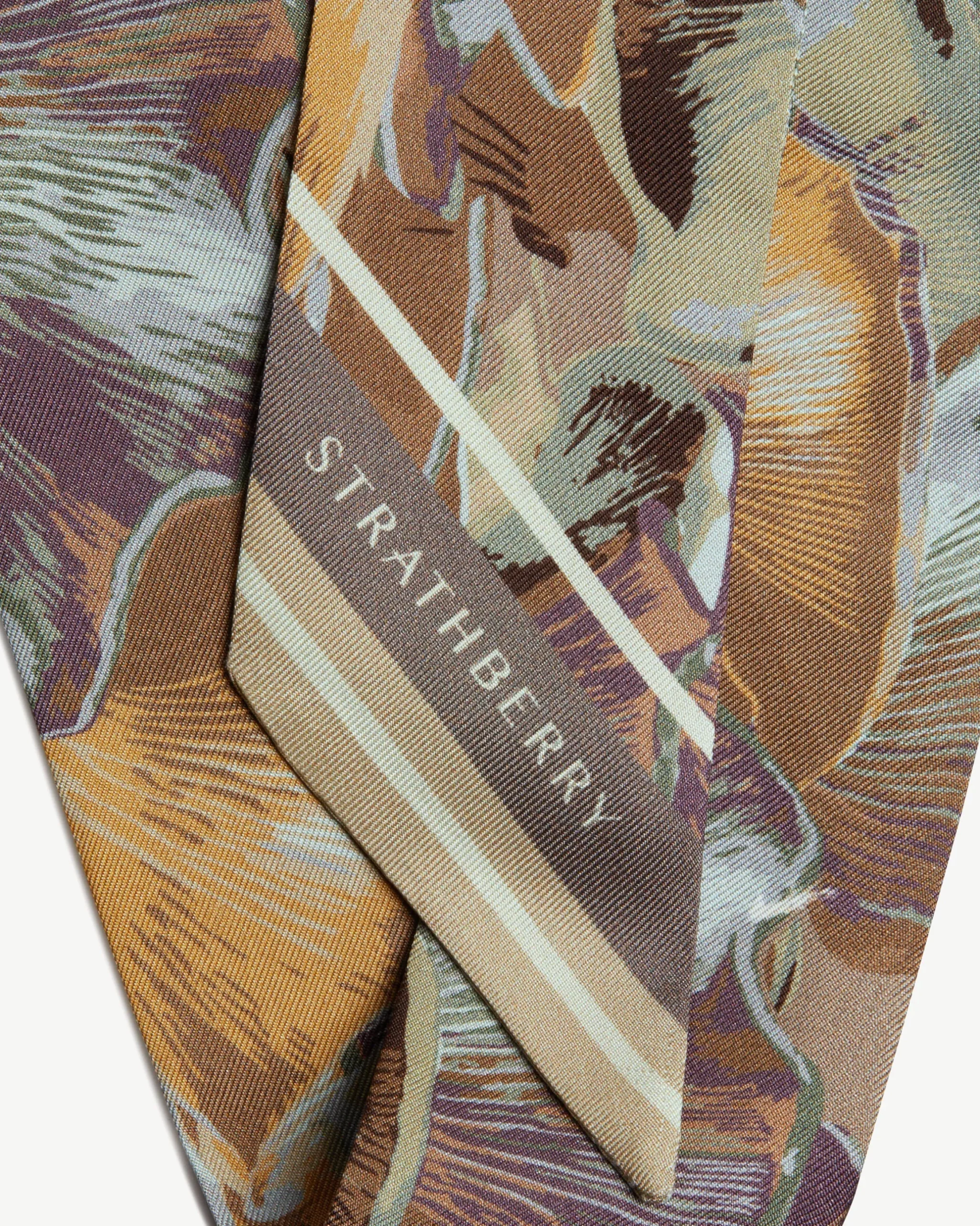 Silk Skinny Scarf