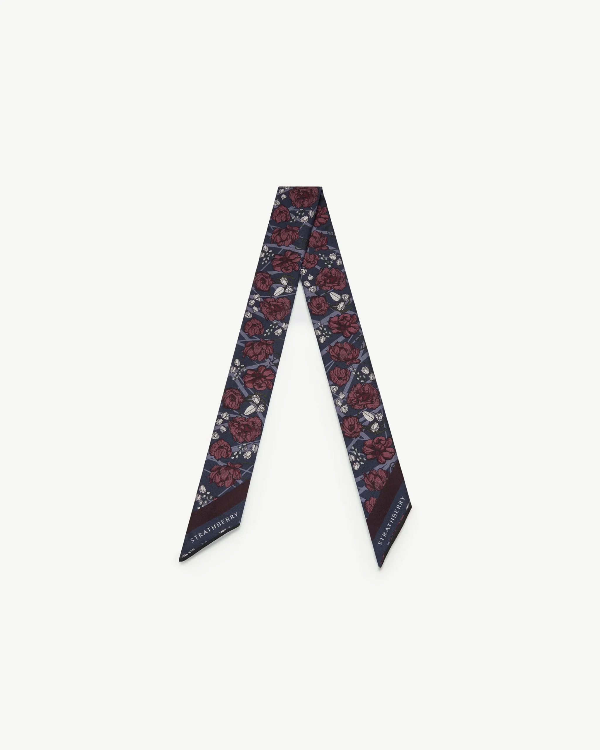 Silk Skinny Scarf