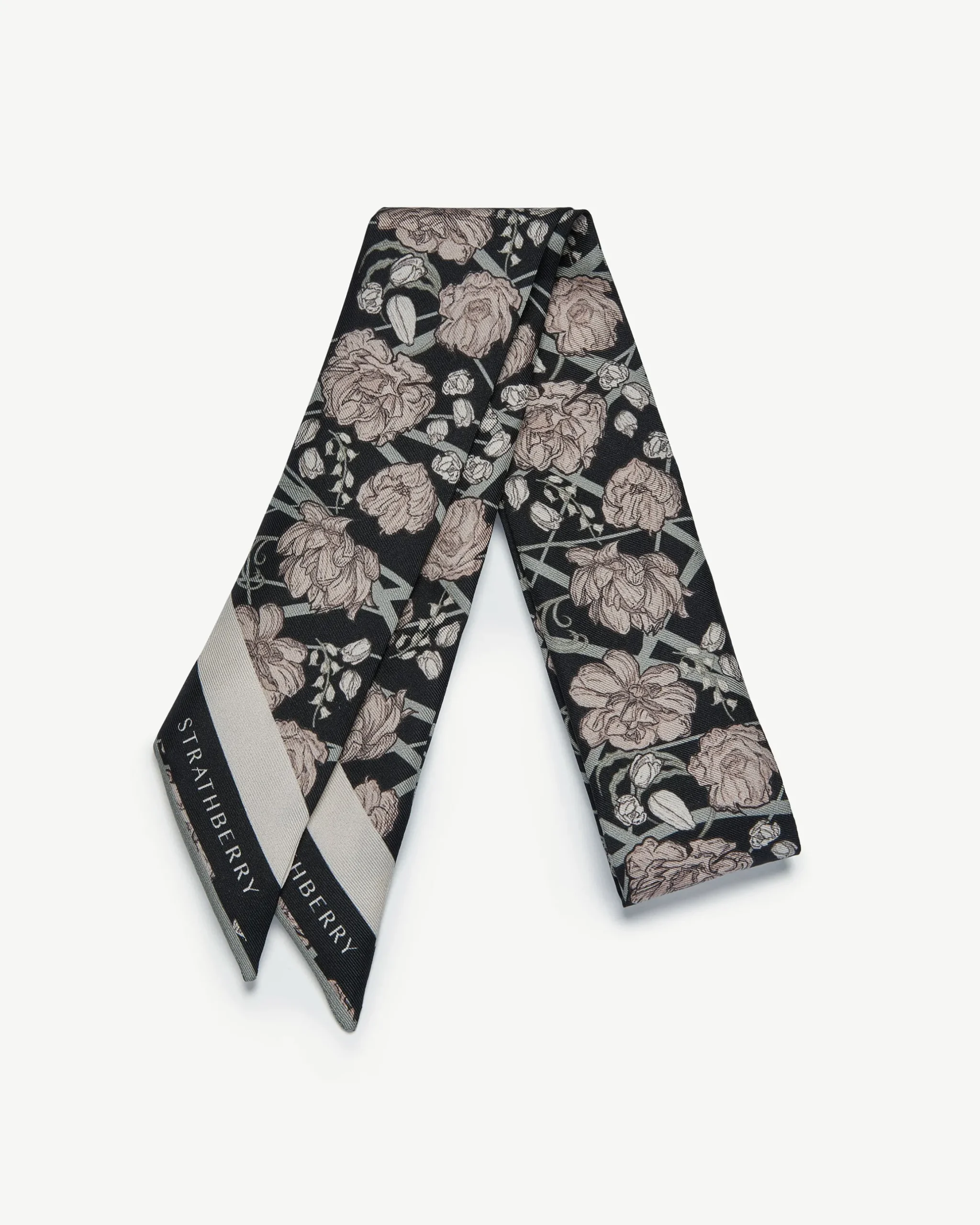 Silk Skinny Scarf