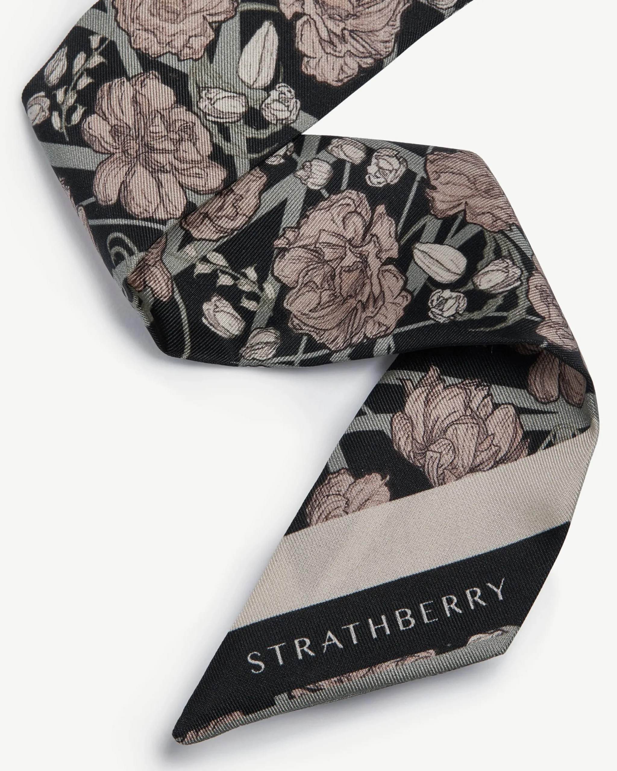 Silk Skinny Scarf