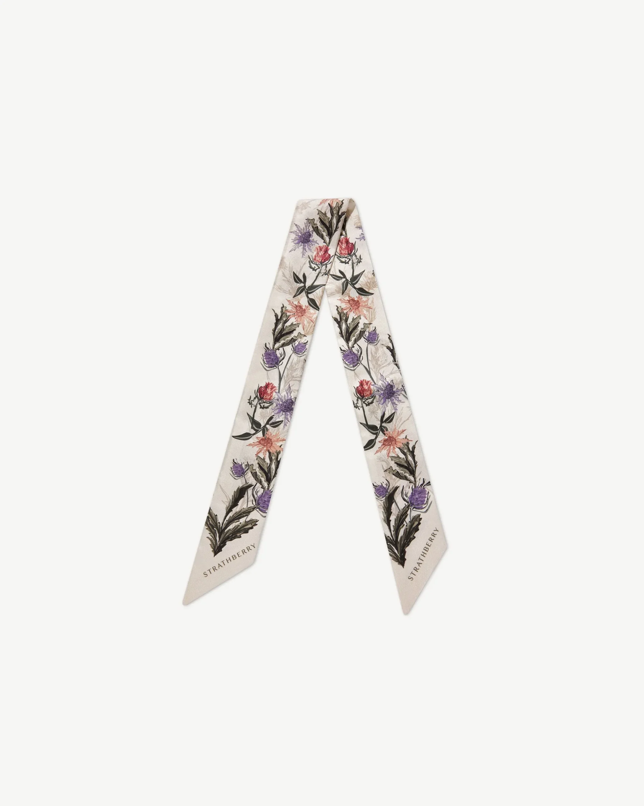 Silk Skinny Scarf