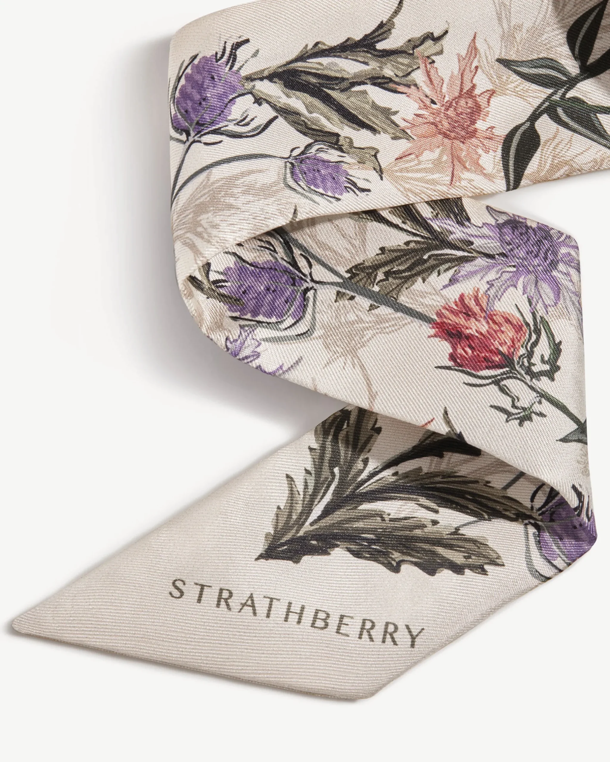 Silk Skinny Scarf